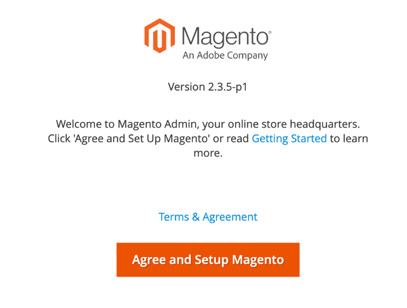Términos de servicio Magento