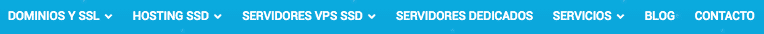 menu web