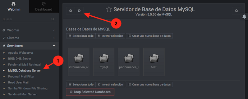 Como configurar modulos en Webmin - paso 1