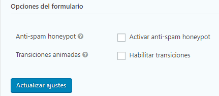 Anti-Spam HoneyPot Gravity forms