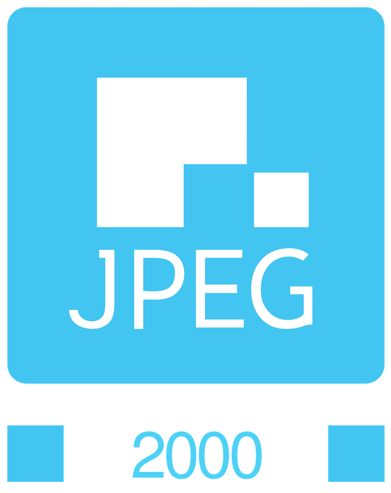 Logotipo del formato de imagen JPEG 2000