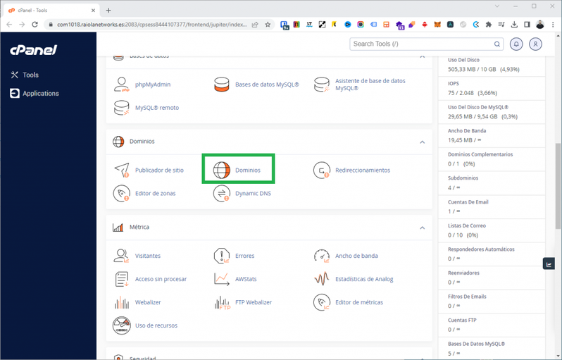 cpanel hosting