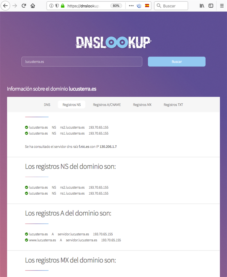 dnslookup
