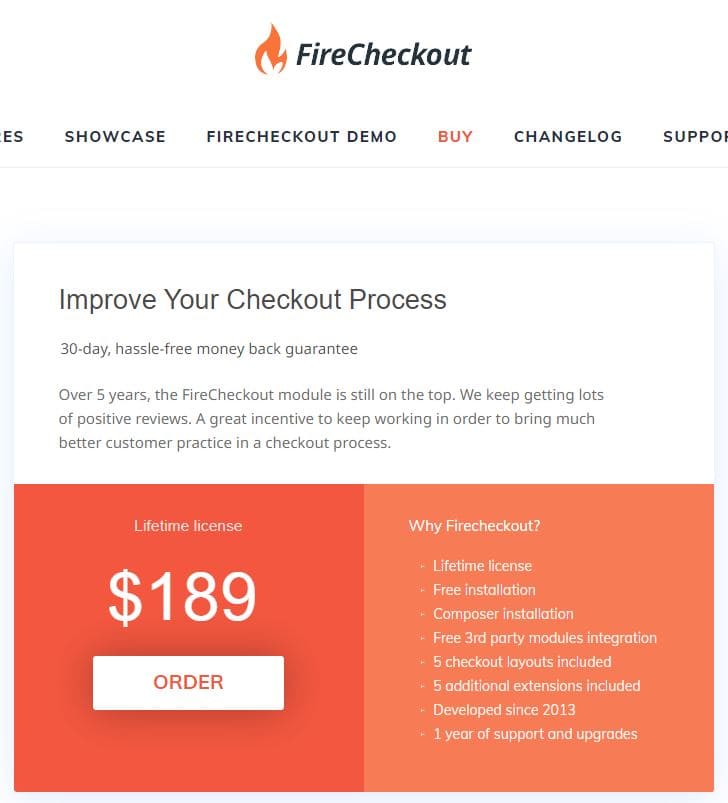 Fire Checkout es un módulo para Magento con el que puedes hacer que tu tienda online funcione con un sistema de One Page Checkout