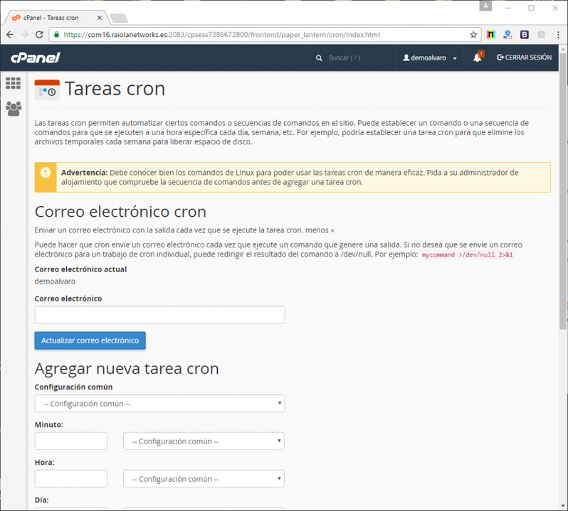 tutorial cpanel