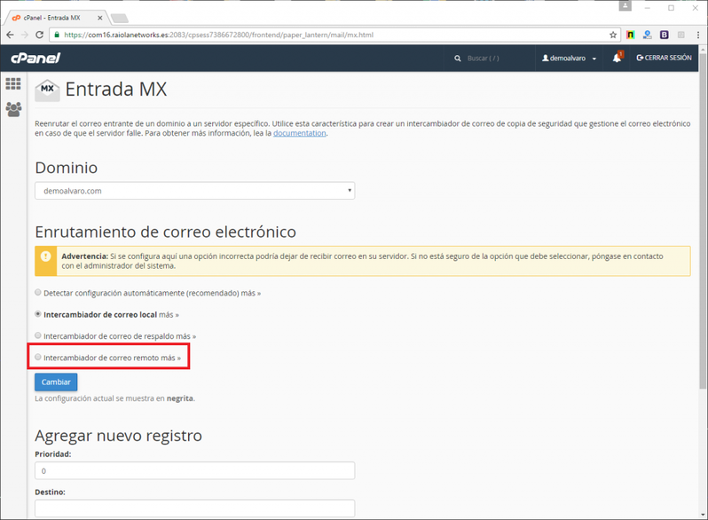 cpanel