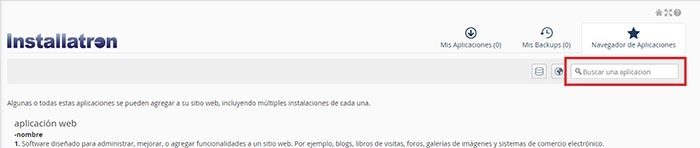 Buscador de Installatron