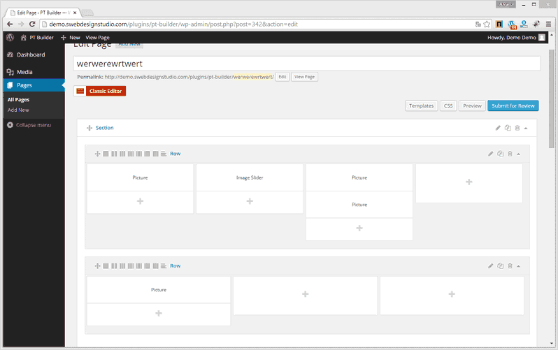 page builder wordpress