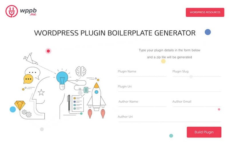 WordPress Plugin Boilerplate generator
